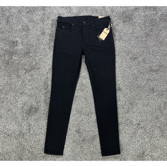 True Religion Denim - NEW True Religion Halle Super Skinny Jeans Womens 31 Black Denim USA Made Casual